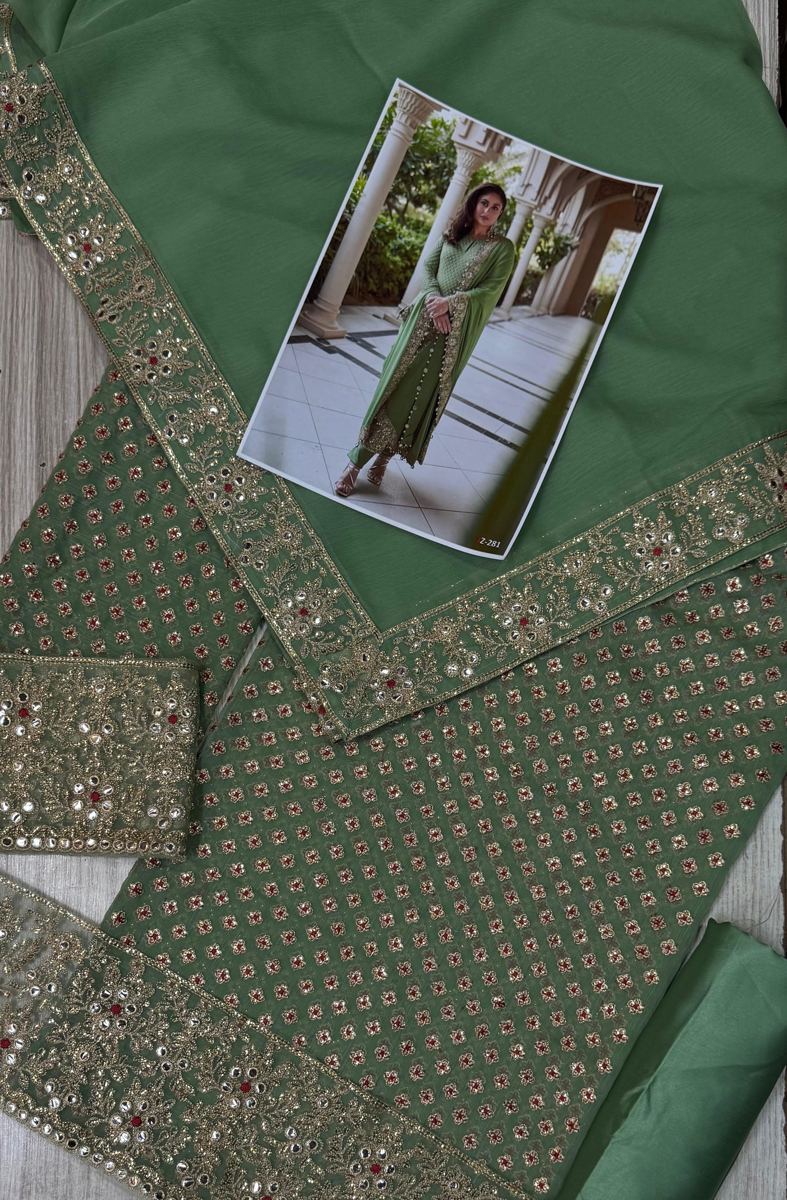 Vinay Chiffon Suit