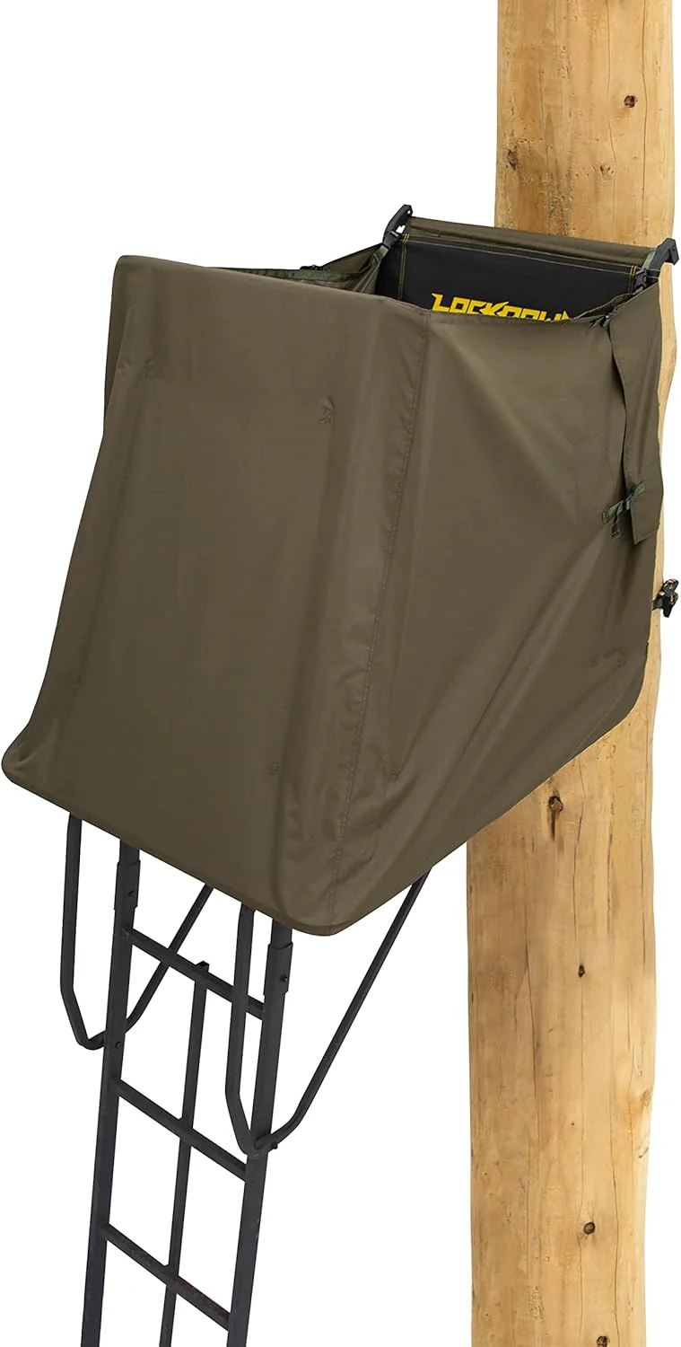 Rivers Edge 1-Man Lockdown Ladder Treestand and Concealment Kit, Each Sold Separately