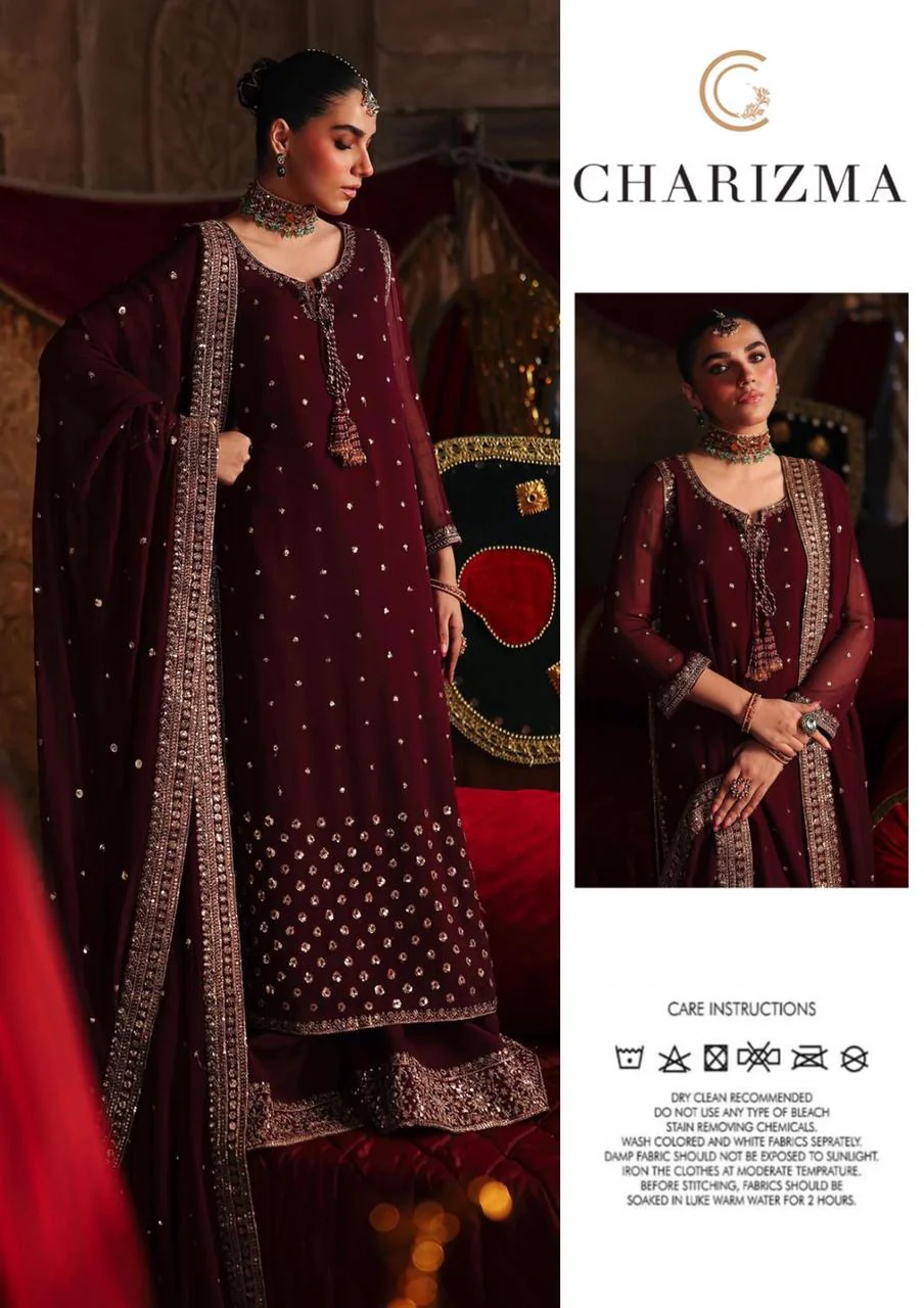 Charizma Chiffon Suit