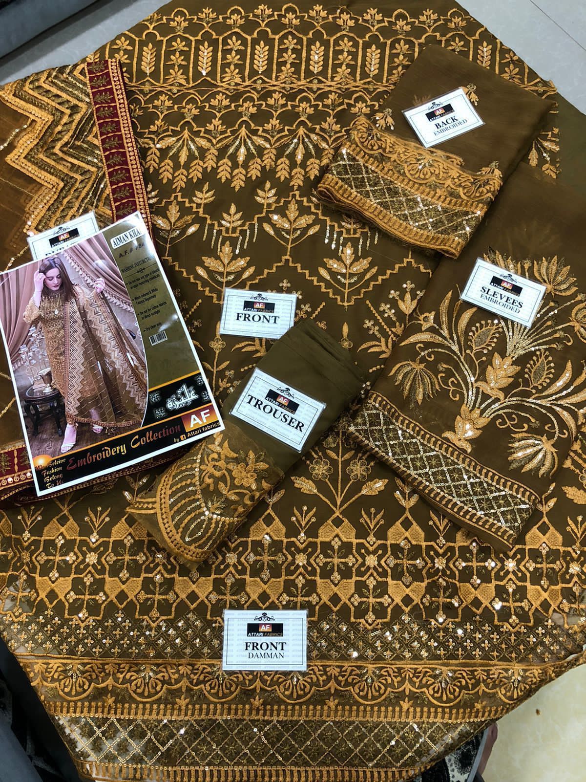 Baroque Chiffon Suit