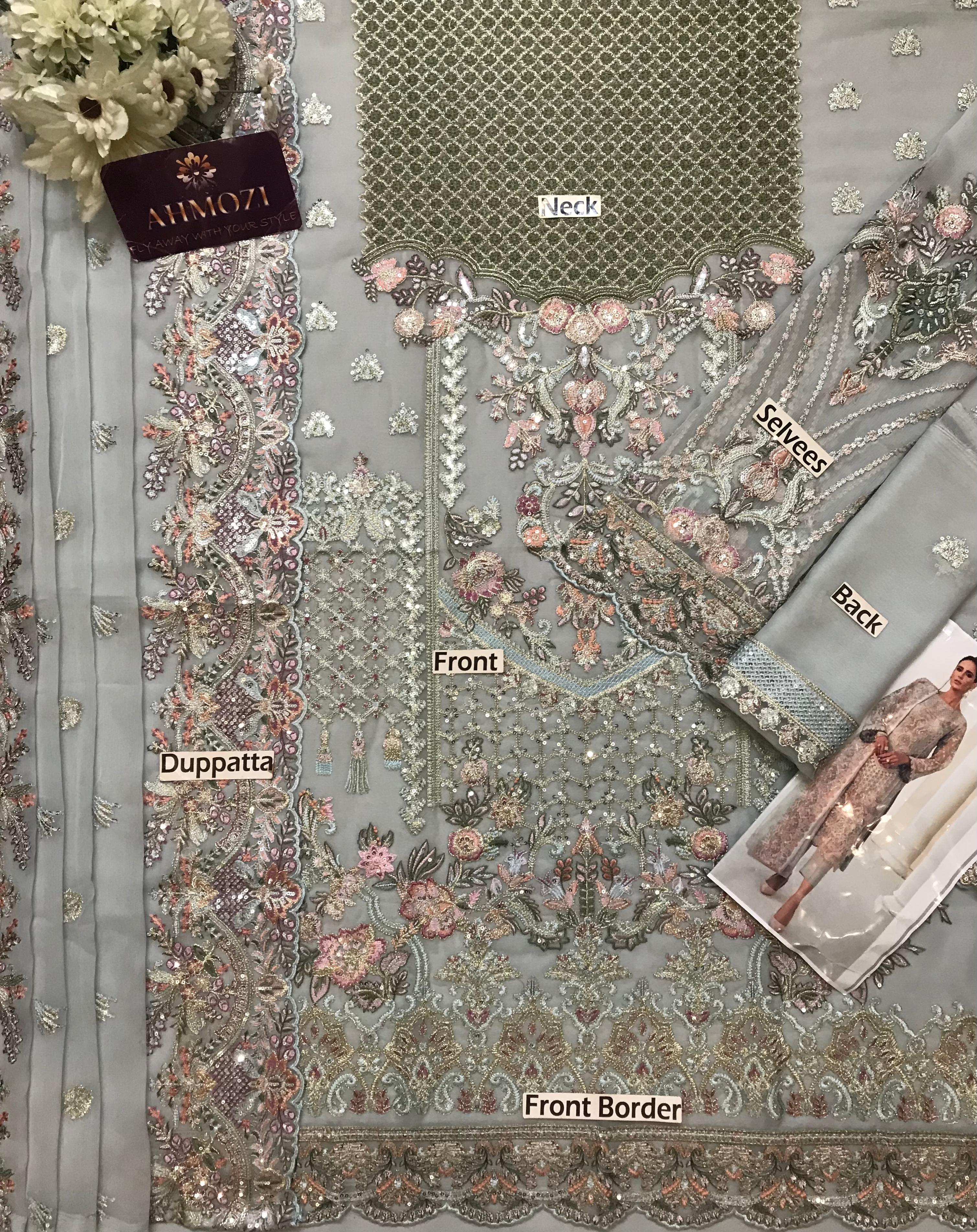 Baroque Chiffon Suit