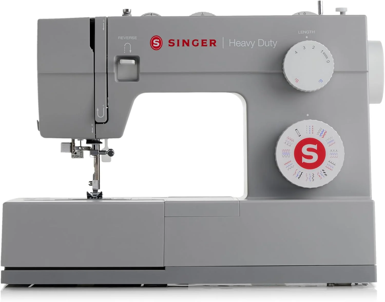 SINGER Heavy Duty Holiday Set - 4452 Heavy Duty Sewing Machine with Extension Table and 2 Presser Feet