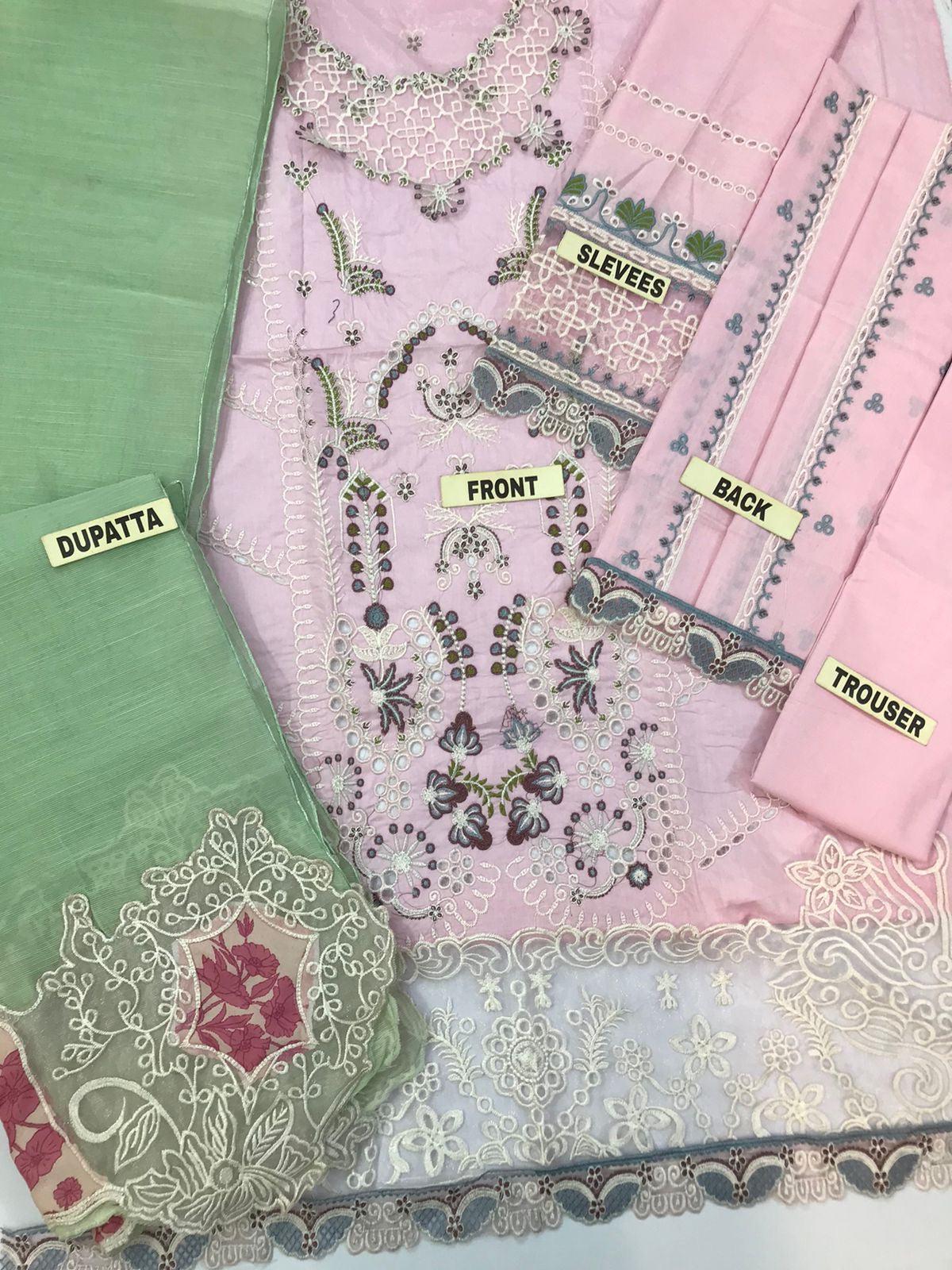 Qalamkar Cotton Suit