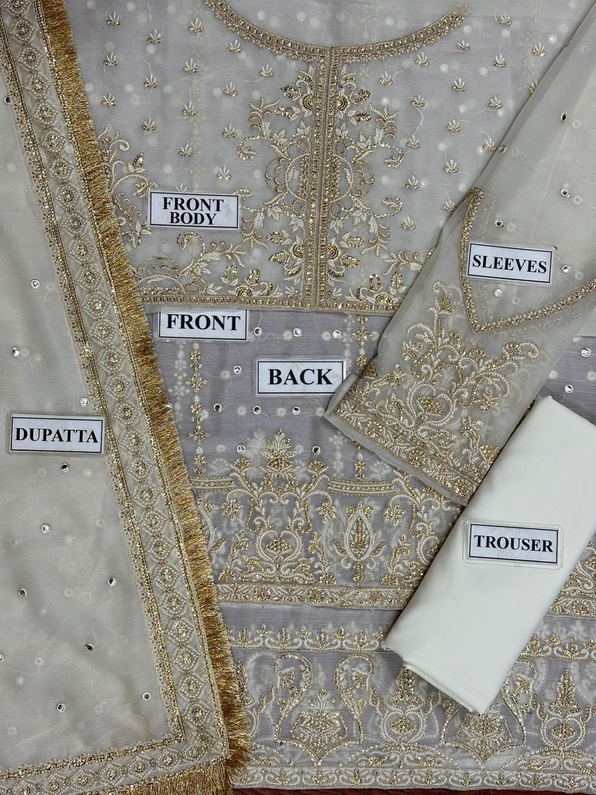 MahaWajahat Chiffon Frock