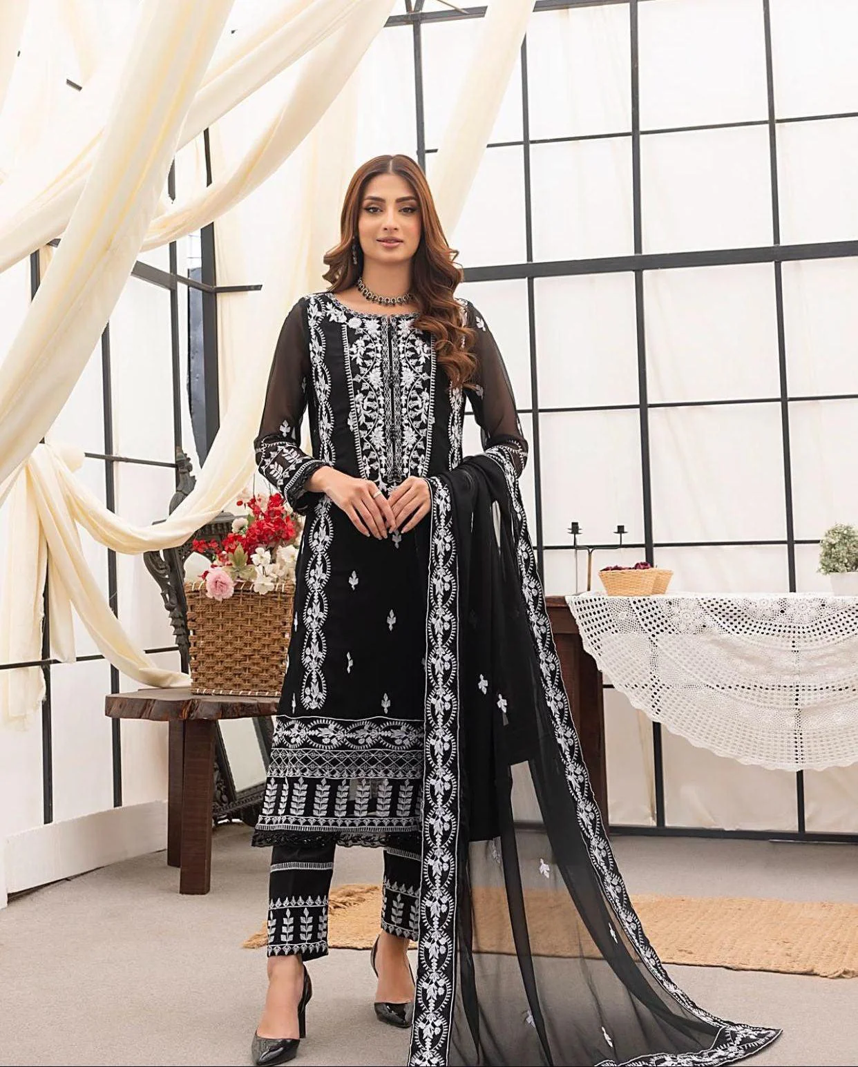 Iznik Chiffon Suit