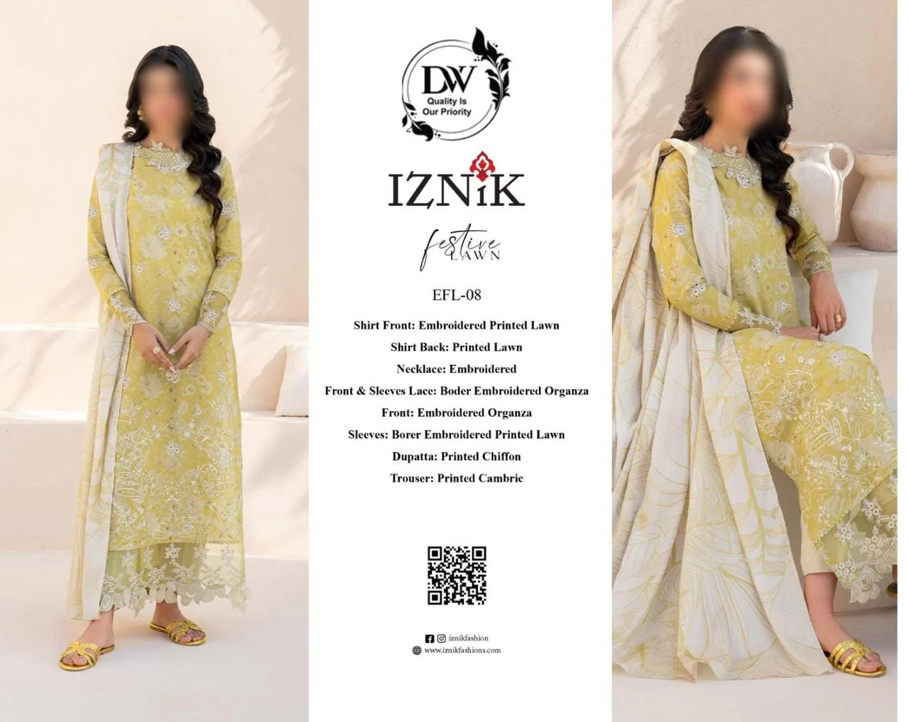 Iznik Lawn Suit