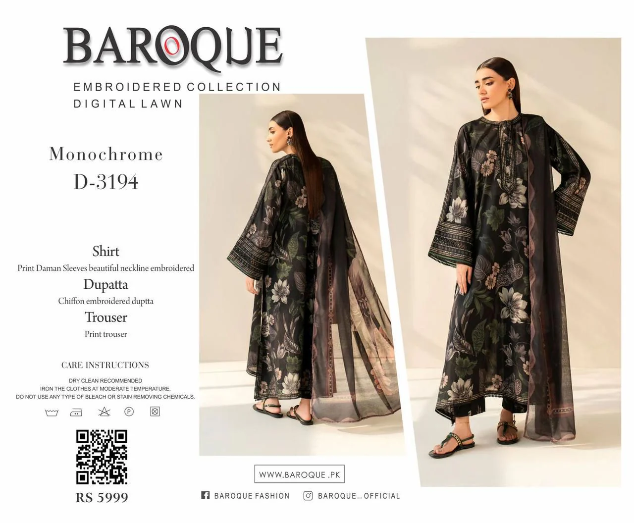Baroque Lawn Suit