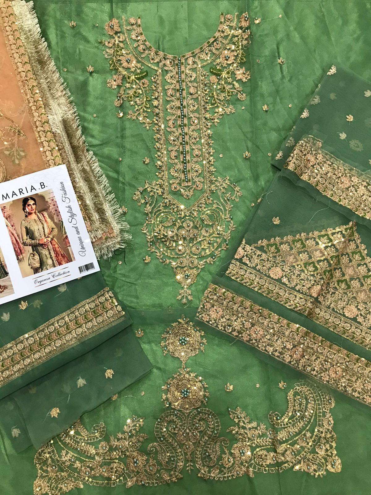 Maria B Organza Gharara