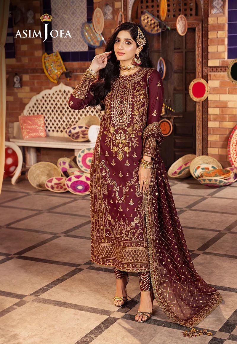 Asim Jofa Chiffon Suit