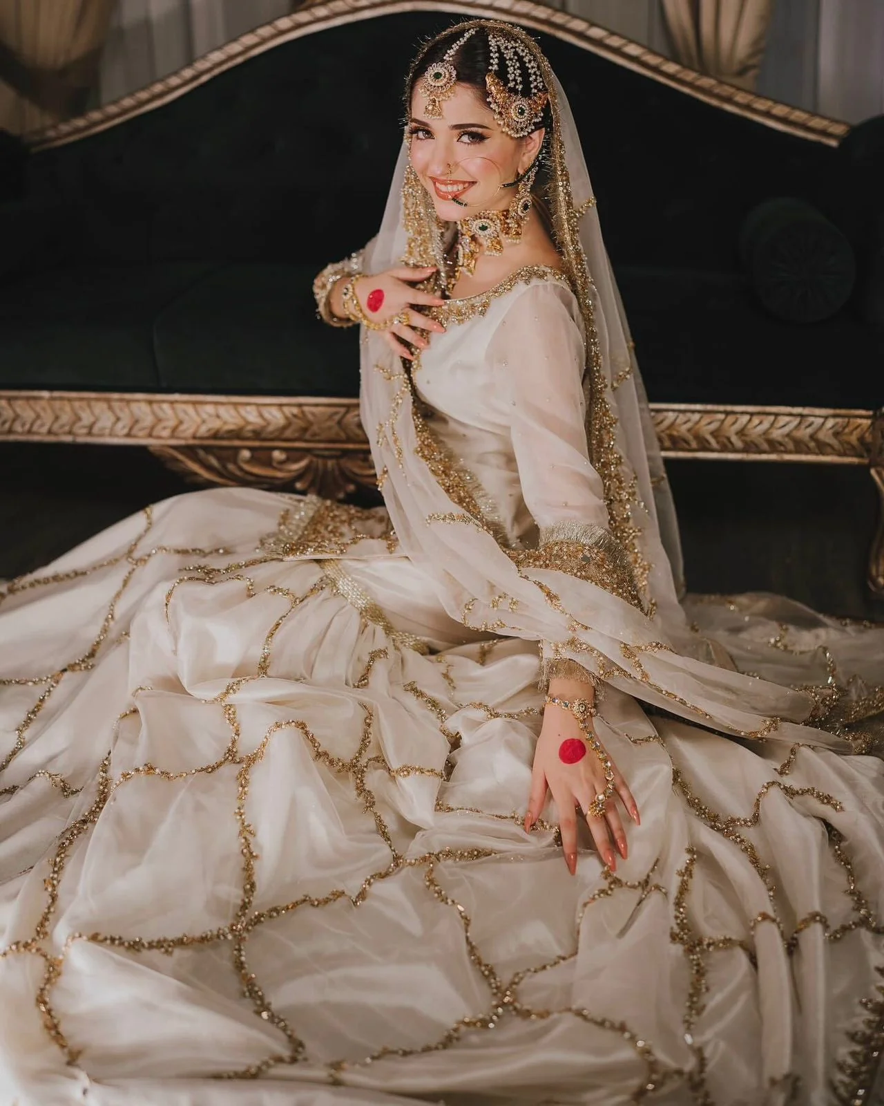 Mahawajahat Chiffon Bridal Suit