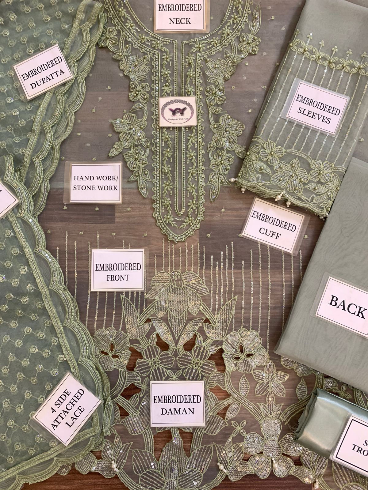 Baroque Organza Suit