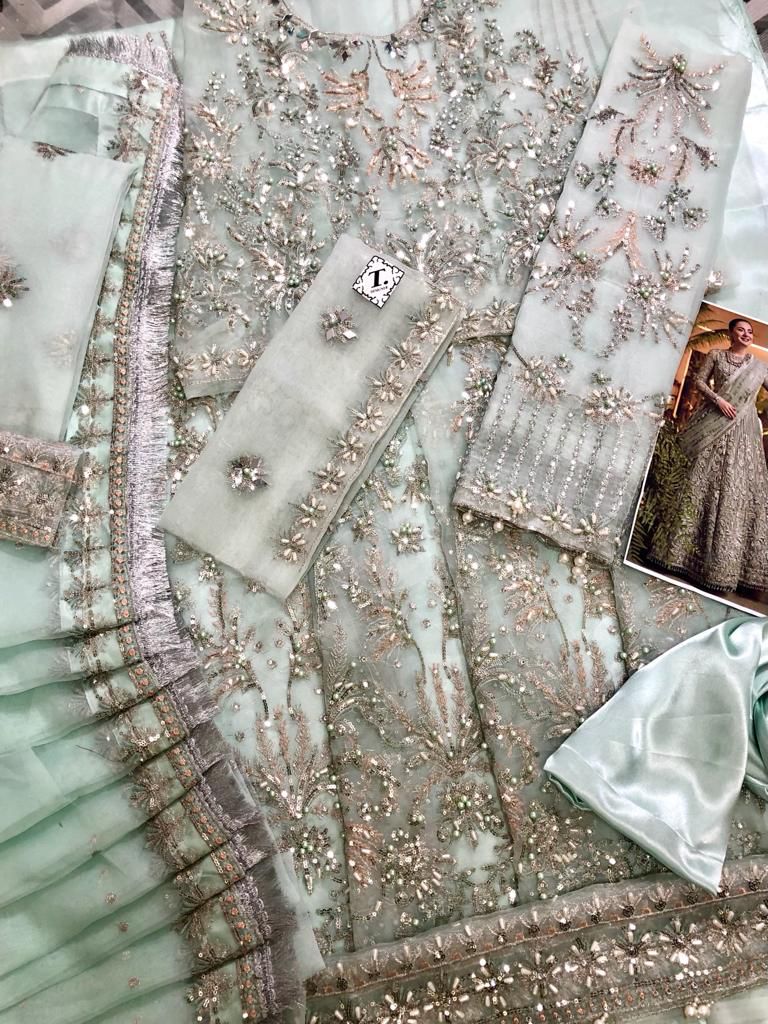 Crimson Organza Maxi