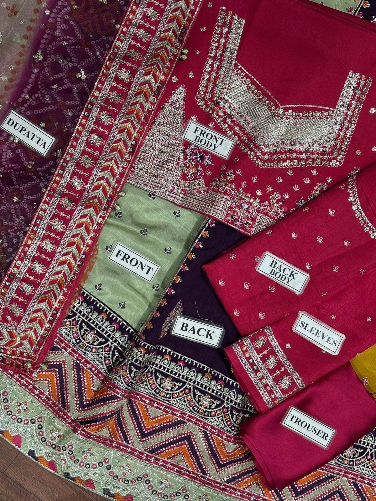 Bin Ilyas Chiffon Frock