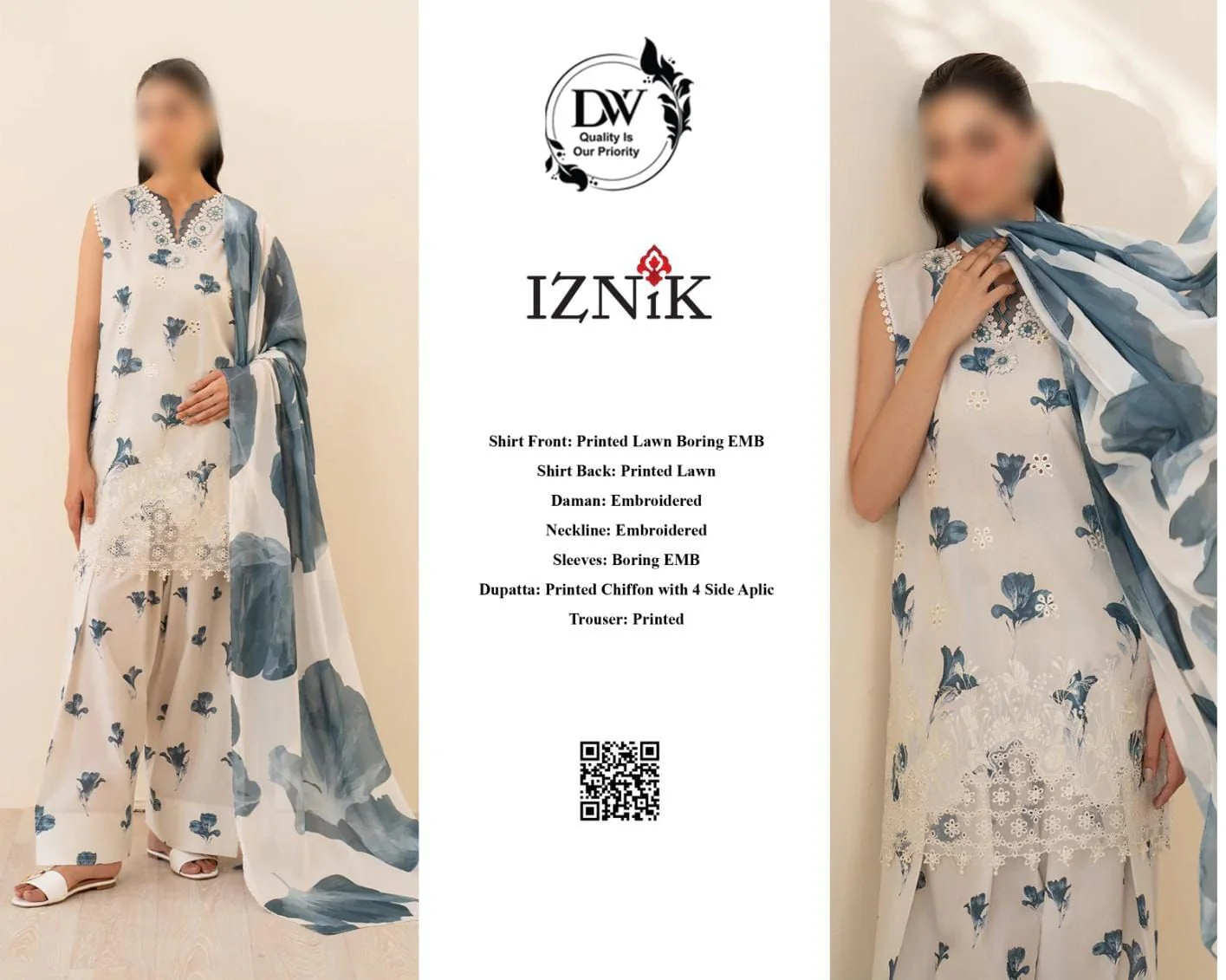 Iznik Lawn Suit