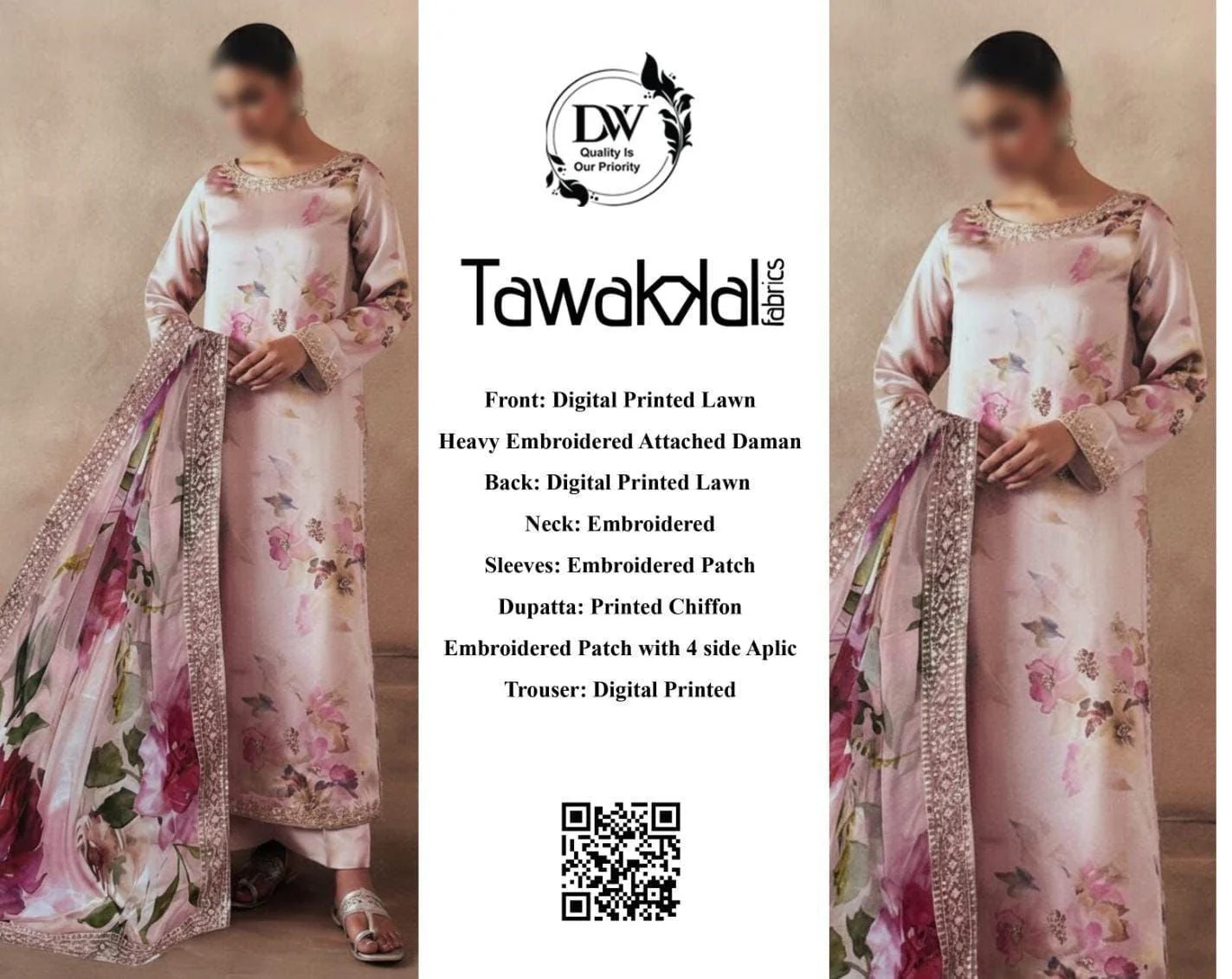 Tawakkal Lawn Suit
