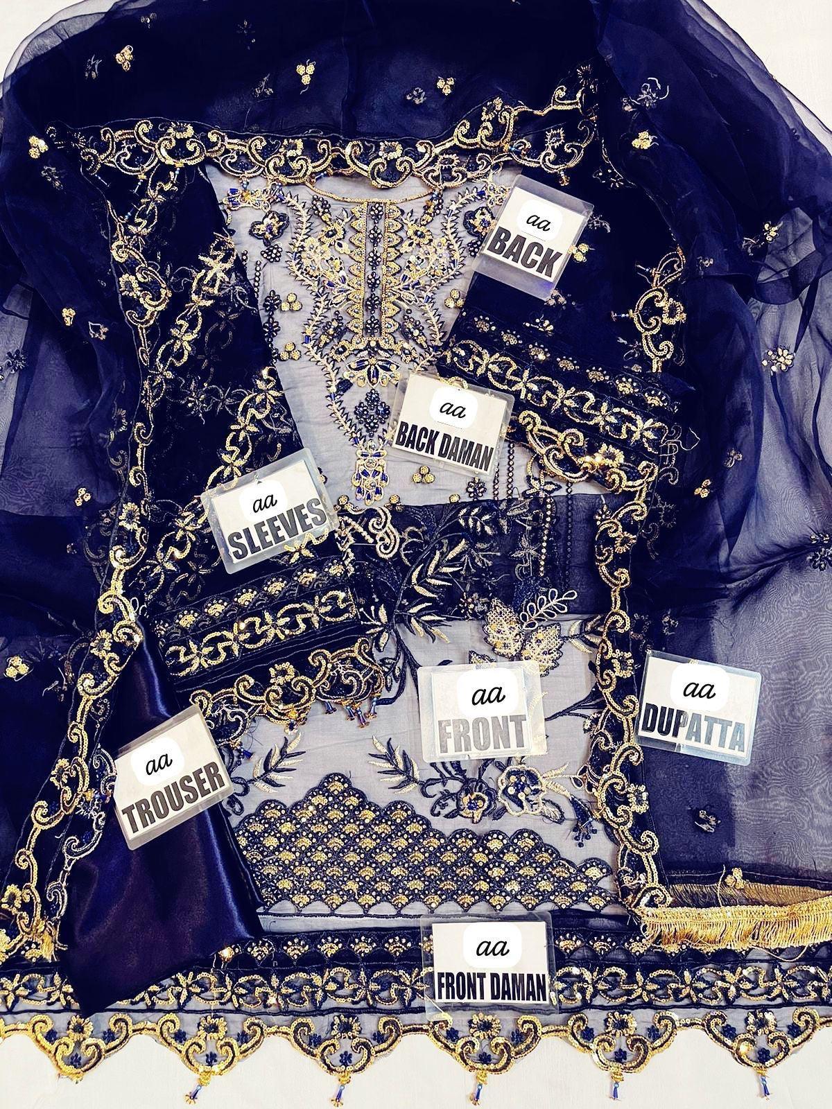 Emaan Adeel Organza Suit