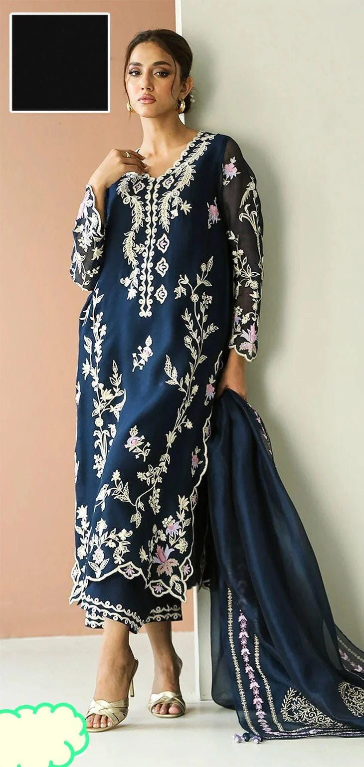 Zainab Fawad Organza Suit