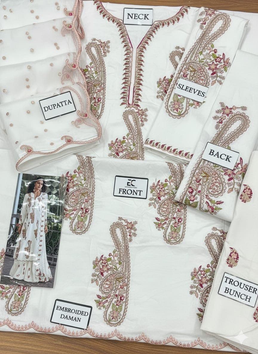 Zara Shahjahan Cotton Suit