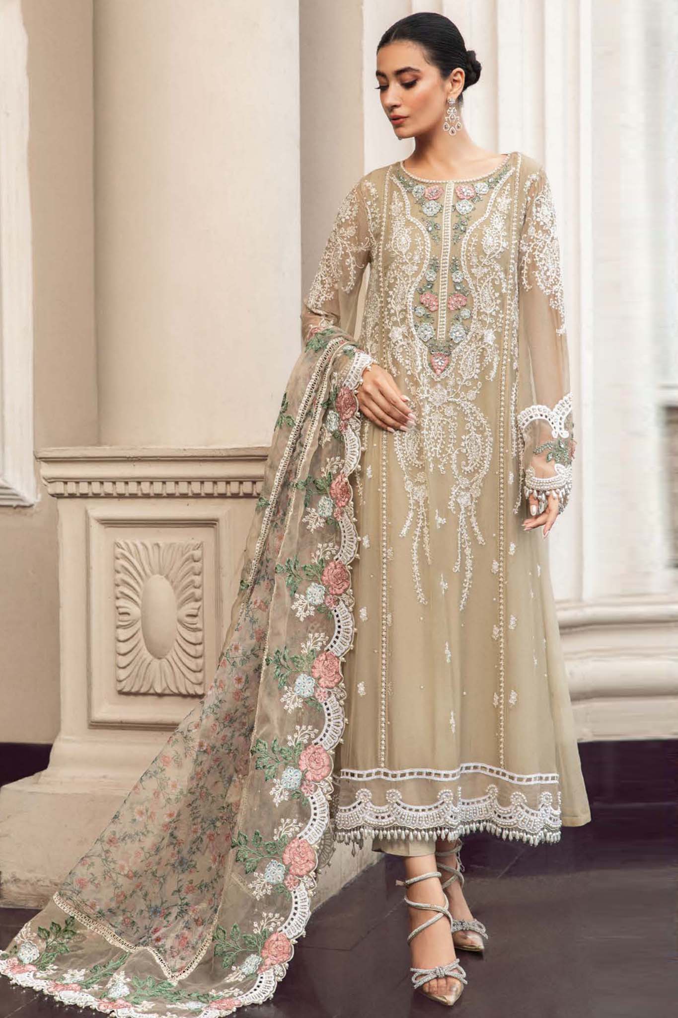 Maria B Chiffon Suit