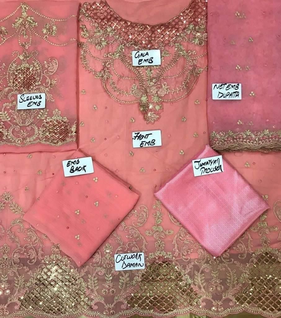 Maria B Chiffon Suit