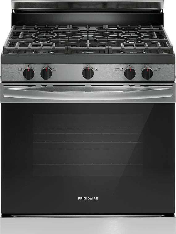Frigidaire 5.1 Cu. Ft Freestanding Gas Range with Quick Boil Burner ¨C Stainless Steel