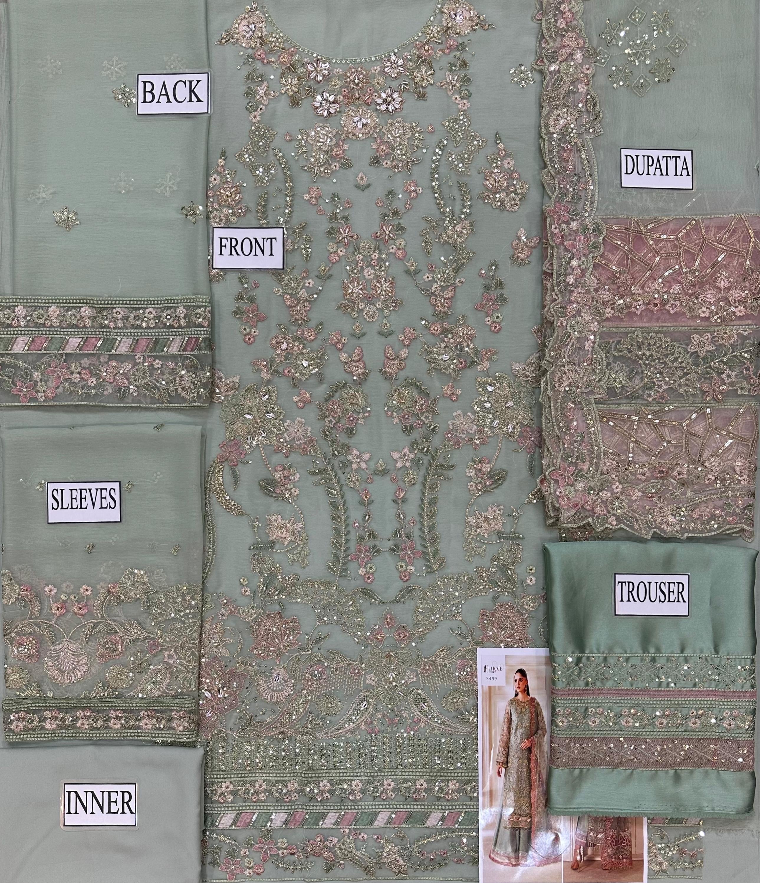 Baroque Chiffon Suit