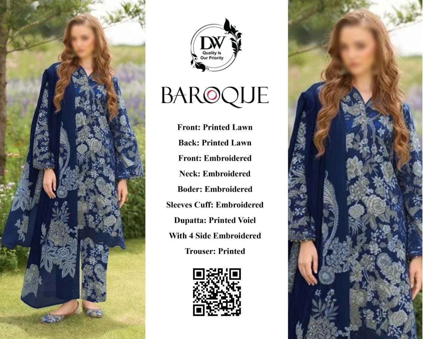 Baroque Lawn Suit