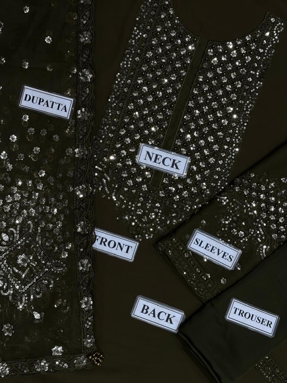 Baroque Chiffon Suit