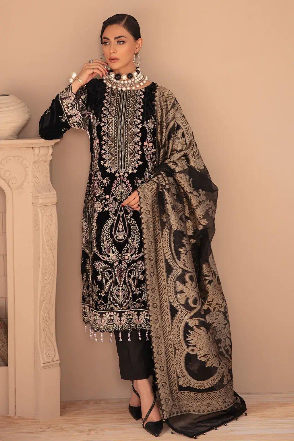 Ramsha Velvet Suit