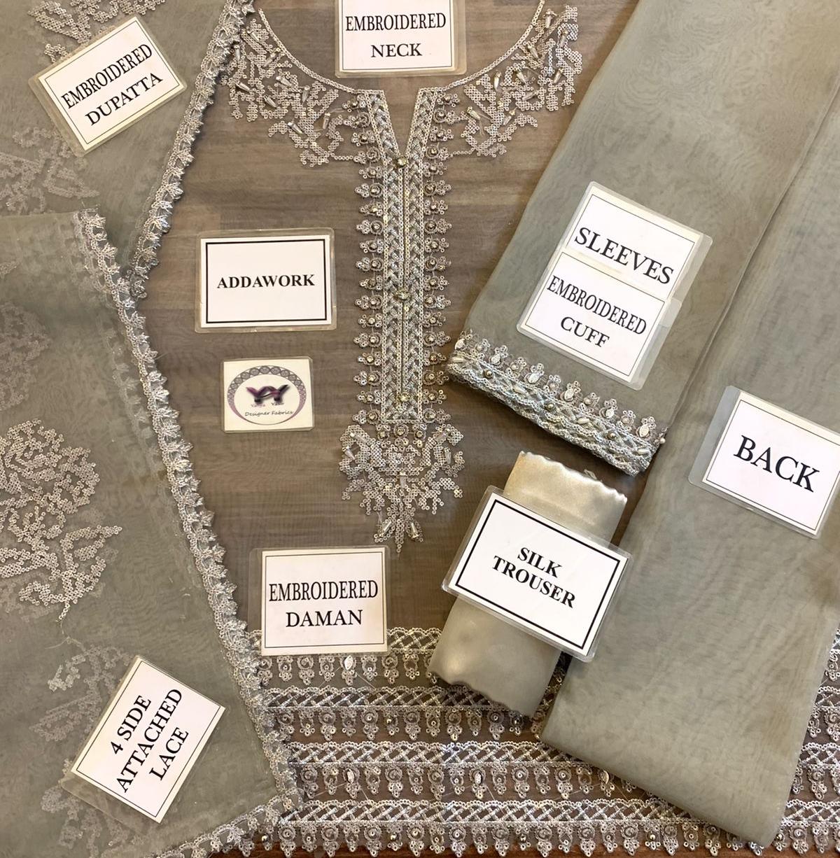 Baroque Organza Suit