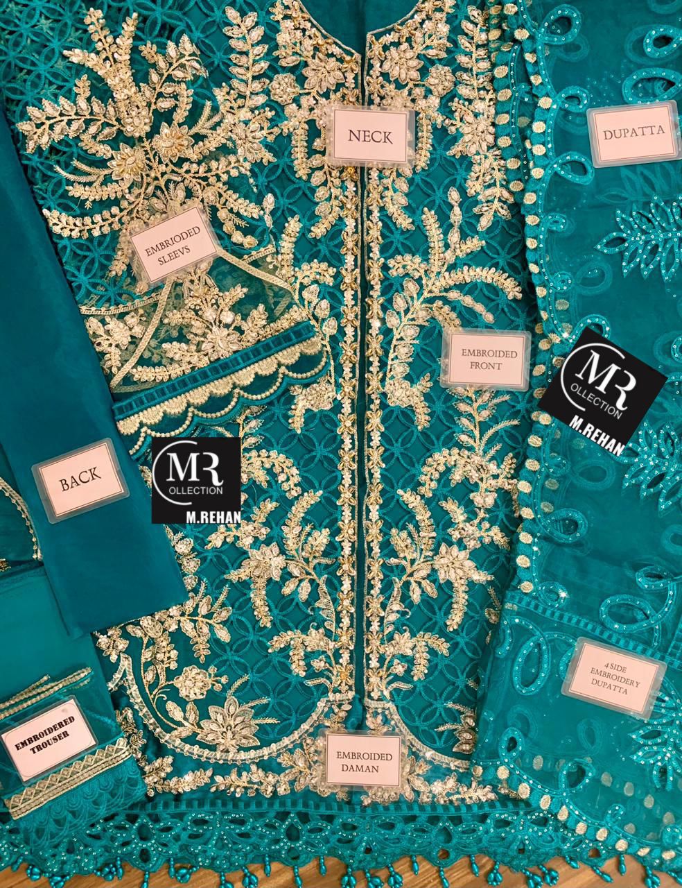 Maria B Organza Suit