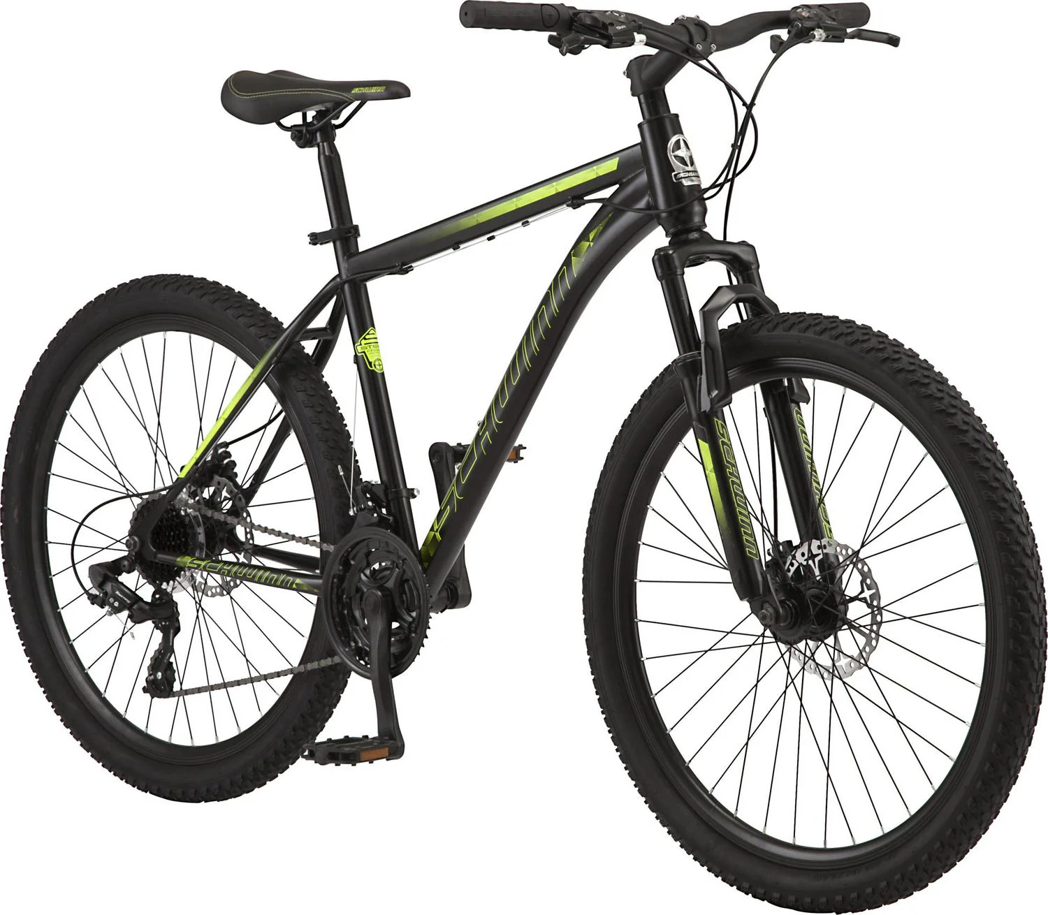 Mountain Bike . 26-inch Wheels . 21 Speeds . Mens Style . Black