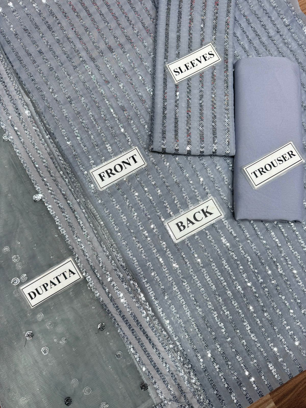 Baroque Chiffon Suit