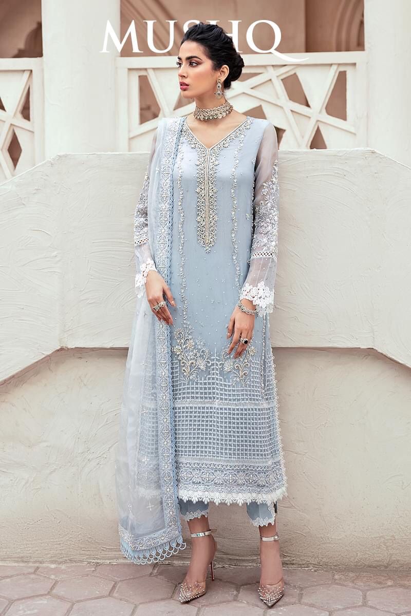 Mushq Organza Suit