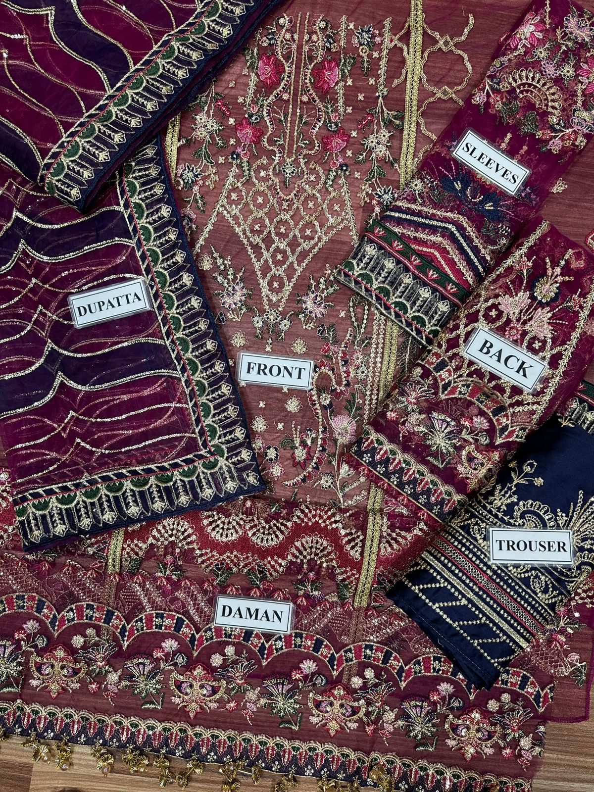 Baroque Net Bridal Suit