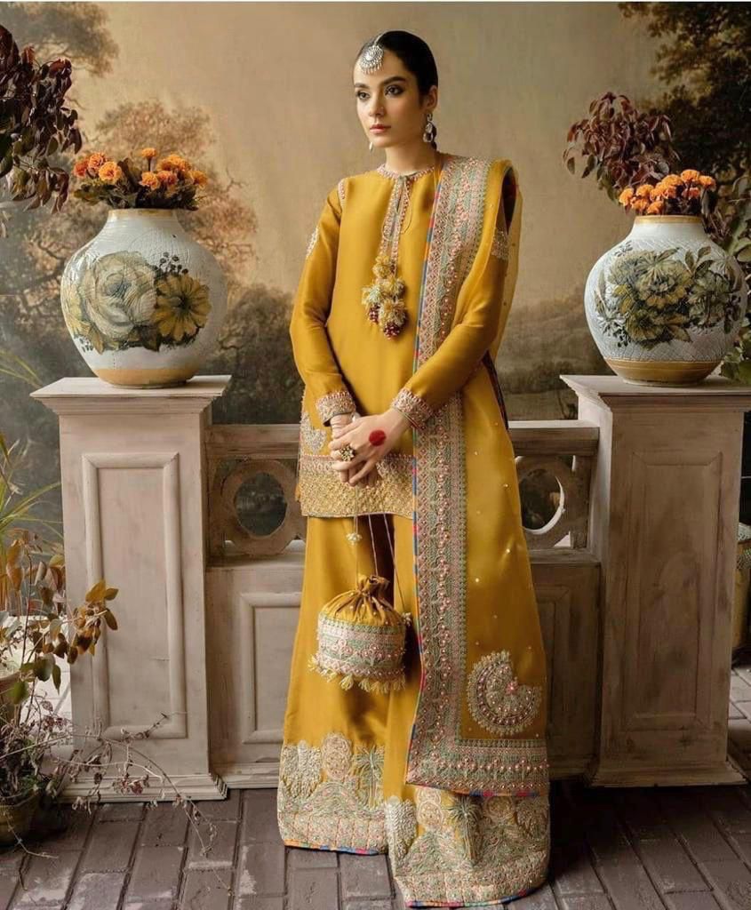 Akbar Aslam Organza Suit