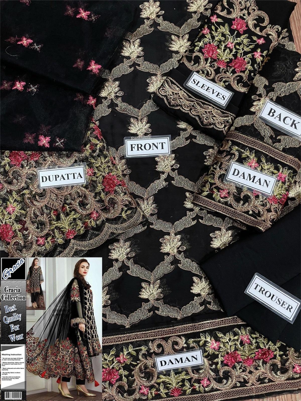 Baroque Chiffon Suit