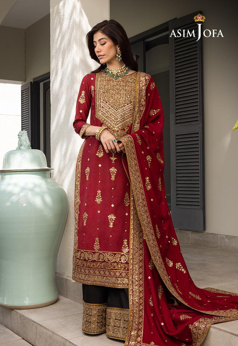 Asim Jofa Chiffon Suit