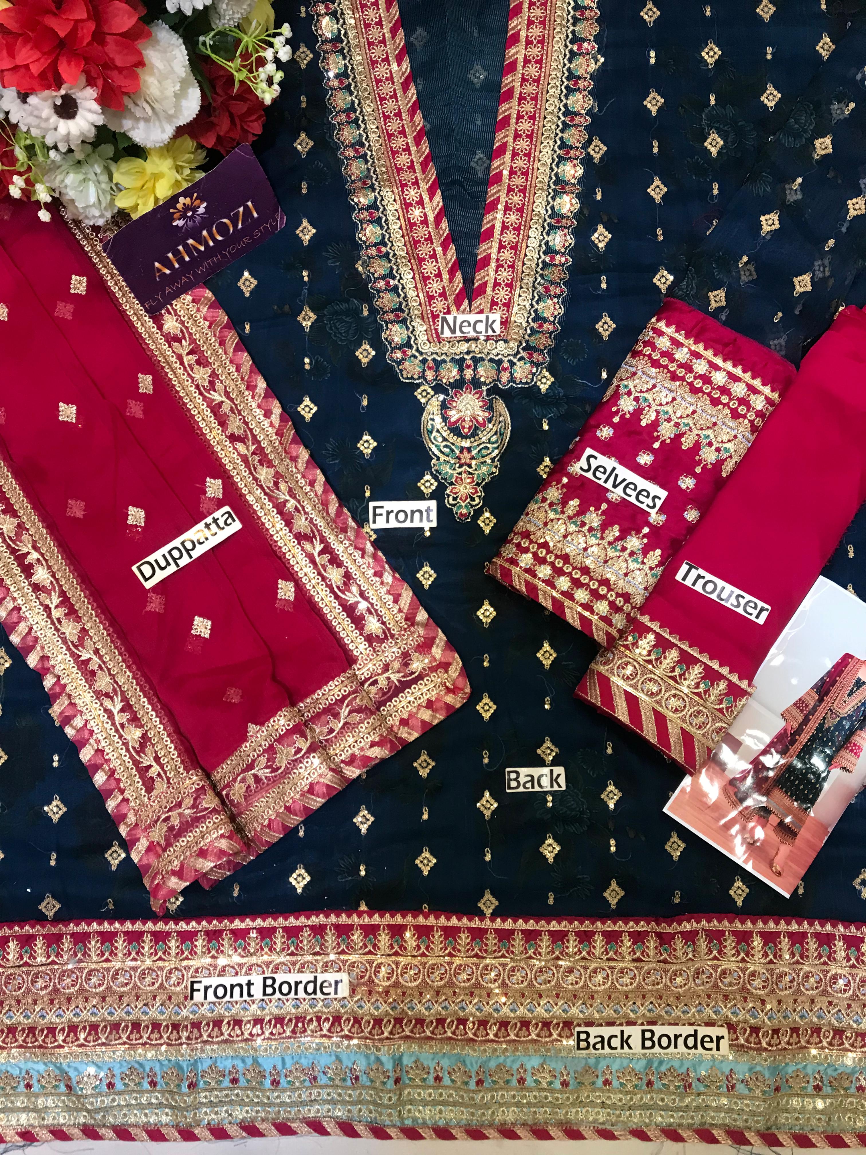 Baroque Chiffon Suit