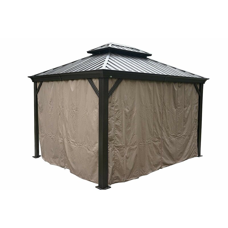 Dahlin 12 Ft. W x 10 Ft. D Aluminum Patio Gazebo