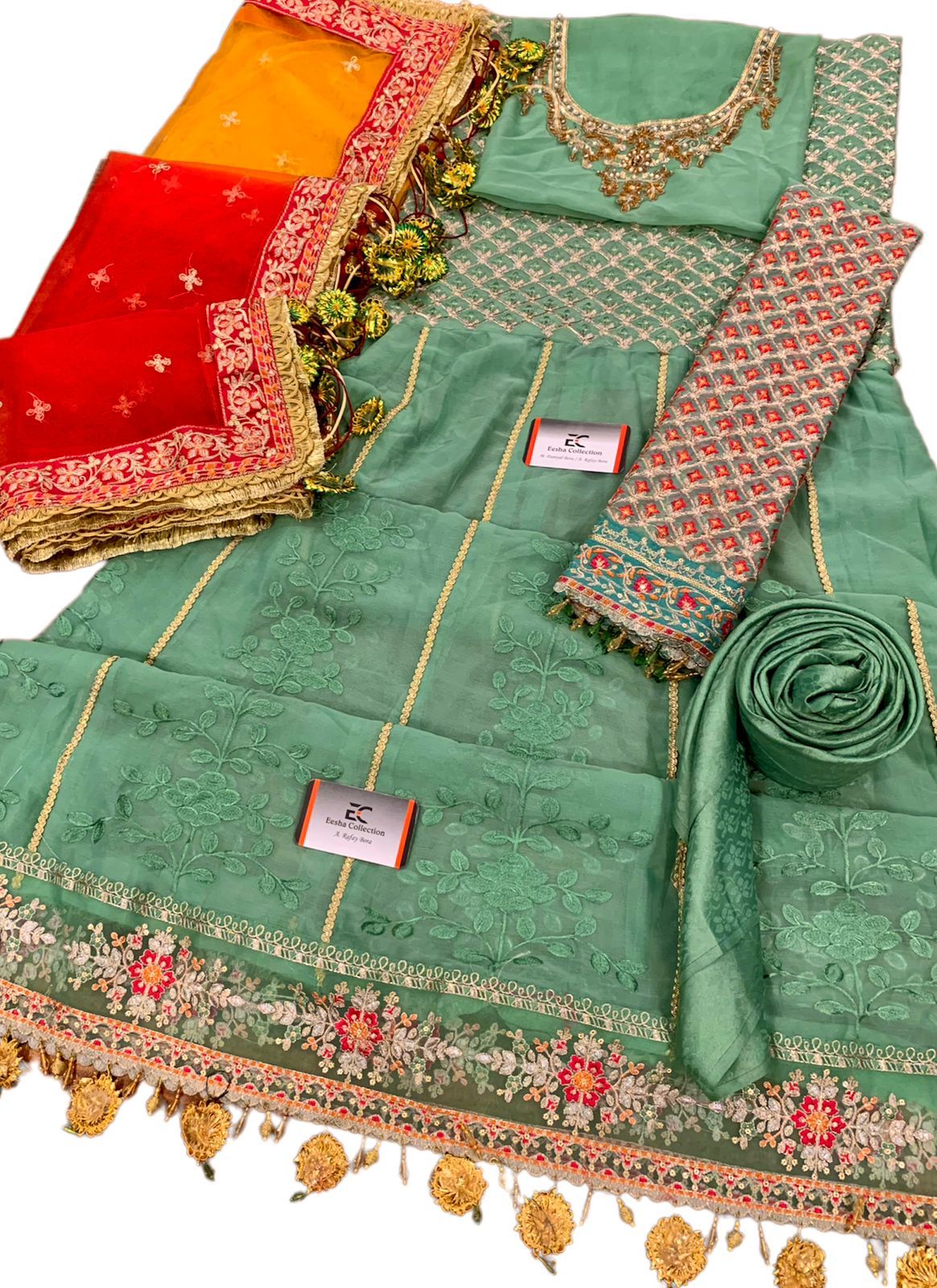 Maria B Chiffon Bridal Suit