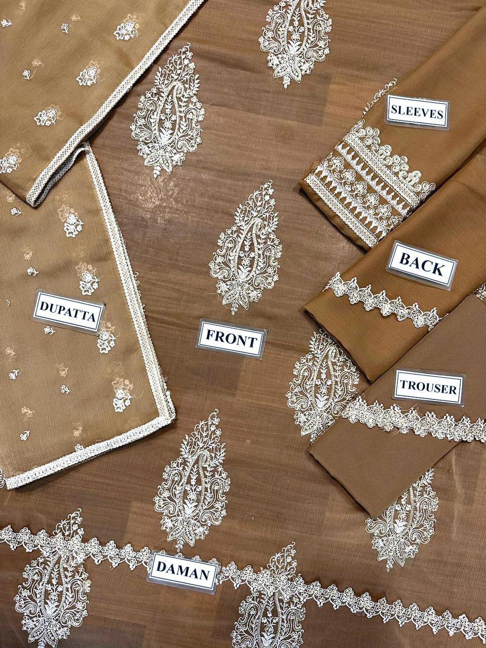 Baroque Chiffon Suit