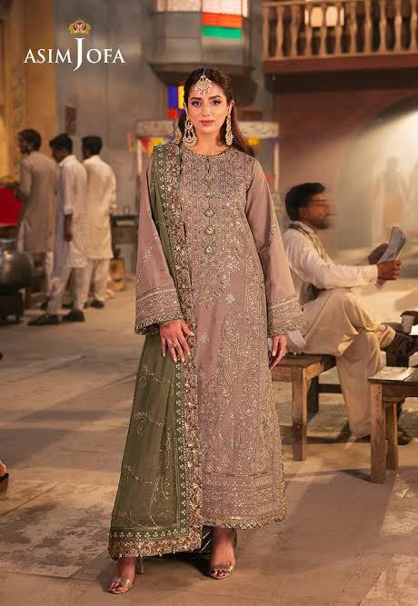 Asim Jofa Chiffon Suit