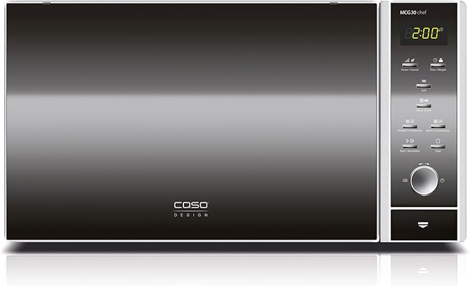 Caso MCG30 Ceramic Chef 3-in-1 Microwave, Silver