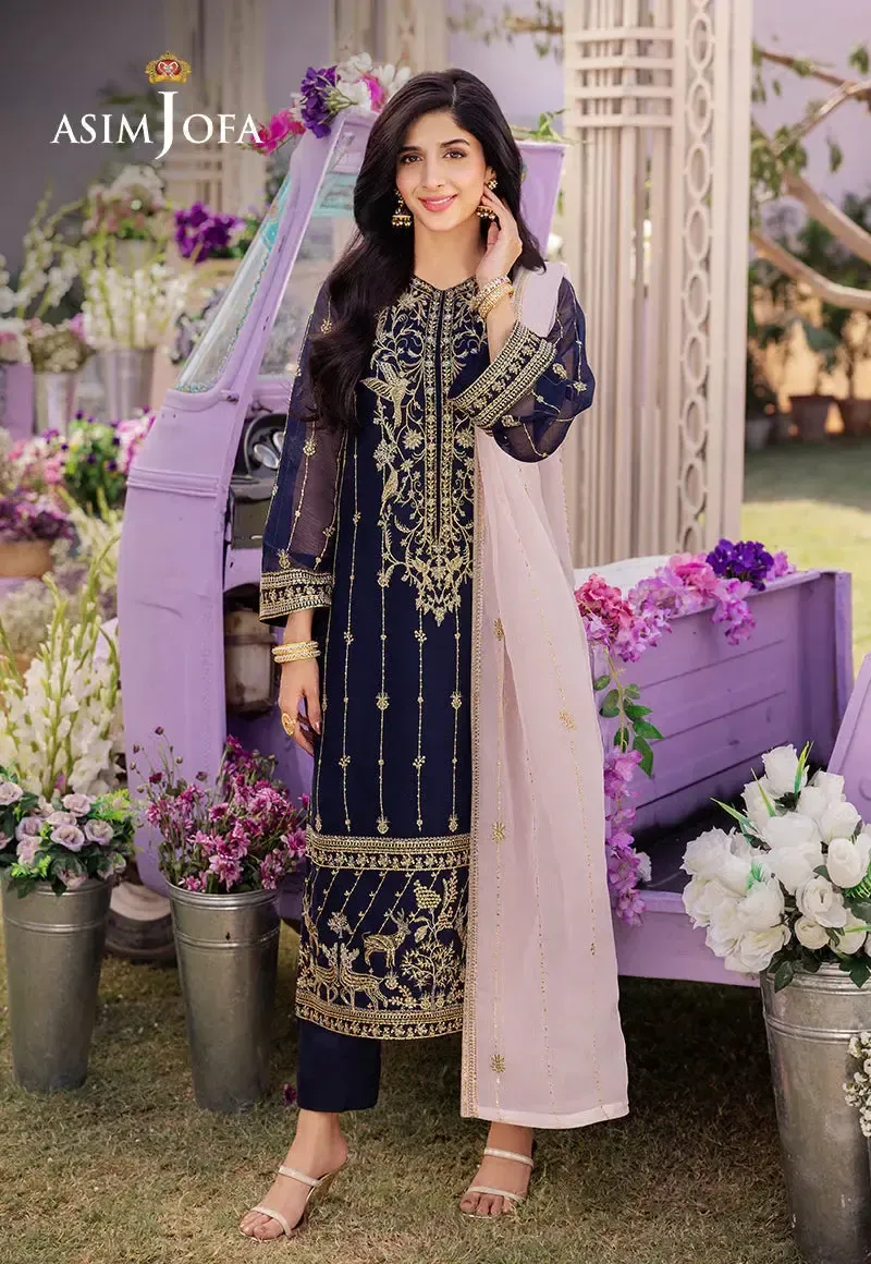 Asim Jofa Chiffon Suit