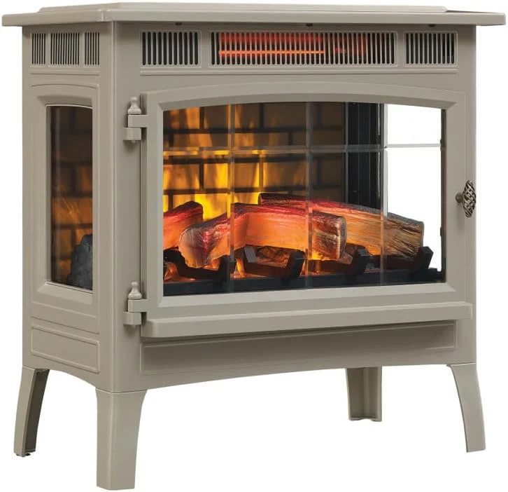 Duraflame Freestanding Electric Fireplace Stove Heater with 3D Flame Effect