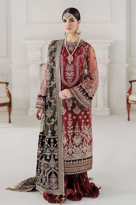 Baroque Net Bridal Suit