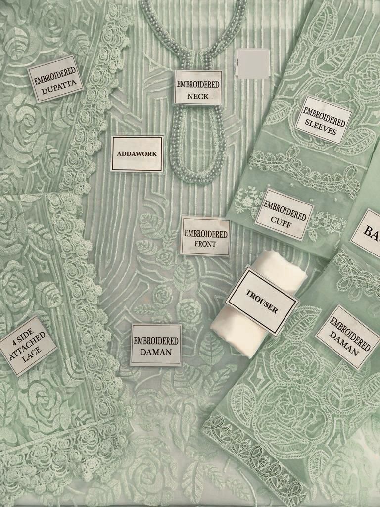 Maria B Organza Suit