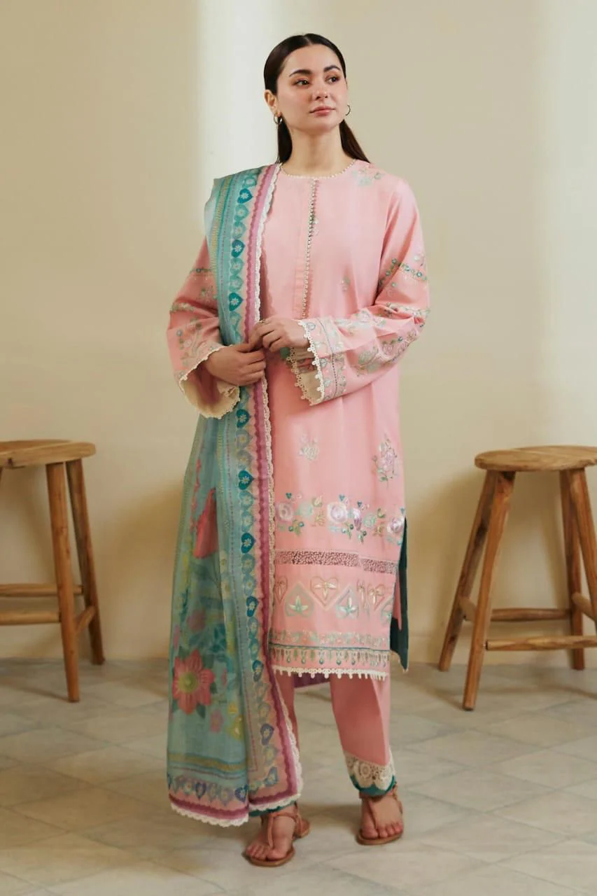 Zara Shahjahan Cotton Suit