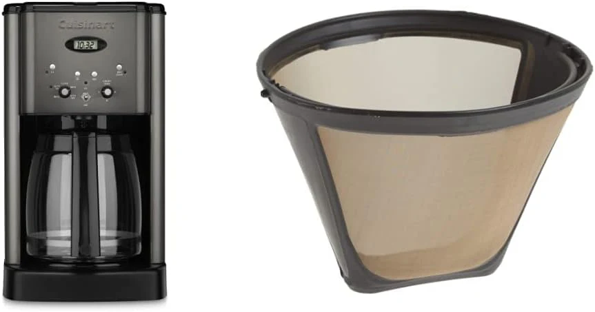 Cuisinart DCC-1200P1 Brew Central 12-Cup Programmable Coffeemaker Coffee Maker, Carafe, Brushed Chrome